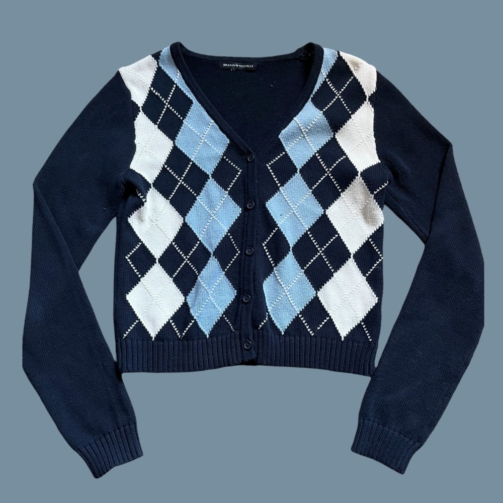 Brandy Melville Argyle Cardigan